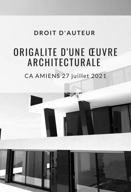 Originalité d'une œuvre architecturale